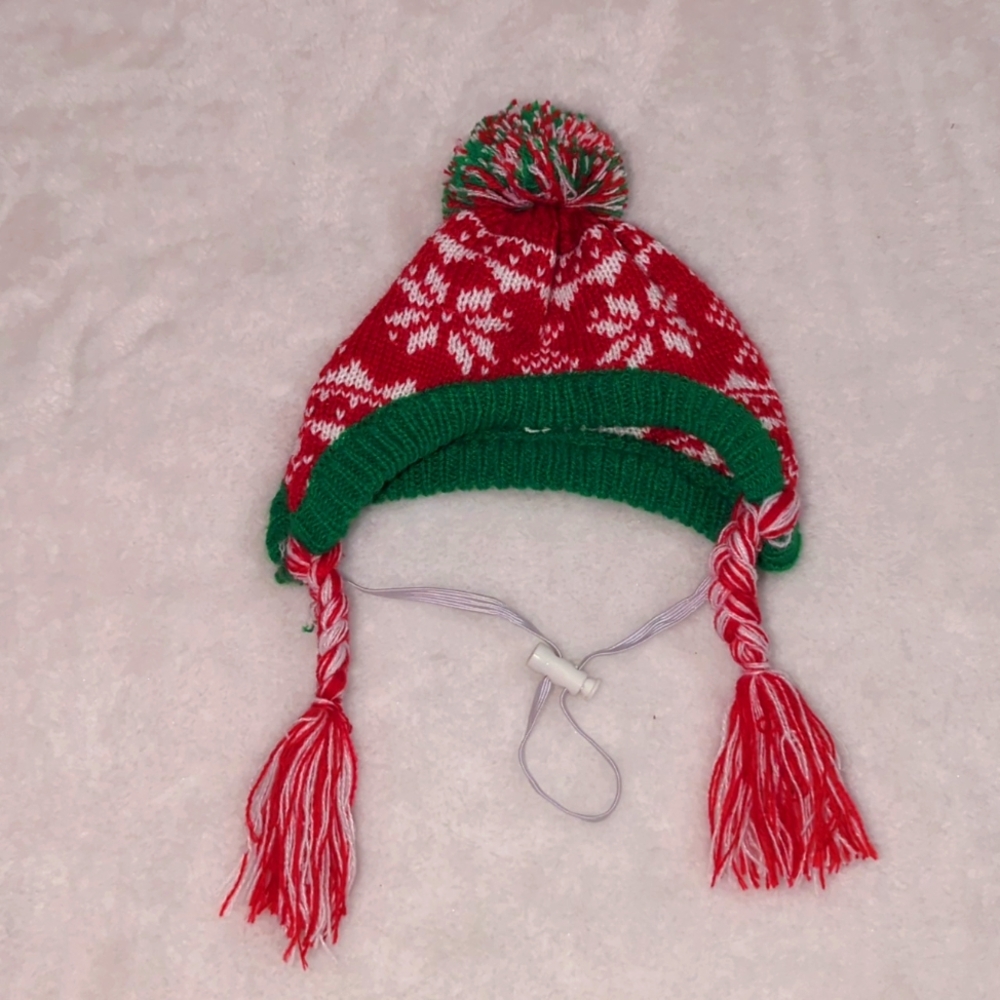 Dog Fair aisle knit hat Frisco Small EUC